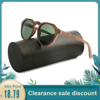 2020 Nou Laminat de Bambus, Lemn de ochelari de Soare din Lemn Polarizat ochelari de Soare pentru Bărbați Ochelari Femei Foto UV400 Ochelari de Protecție
