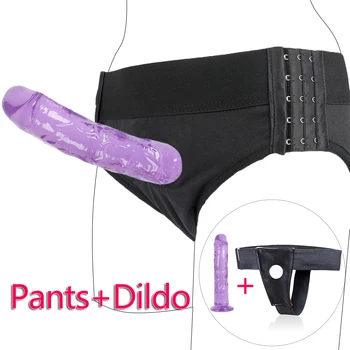 Erotic Sex Jucărie ușor de Purtat, femeia patrunde barbatul Penis artificial pentru Femei Lesbiene Penis Realist Nici un Glont Vibrator Pantaloni Dildo Cu ventuza Sex-Shop