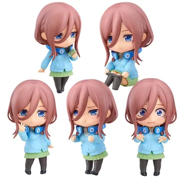 Figura Anime Nakano Miku Uniformă Școlară În Picioare Reprezenta Chintesența Cinci Gemeni Model Versiune Q Mobile Changer Fata Papusa