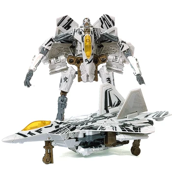 HZX H606 G1 Transformare figurina Jucarie Starscream Model 18cm ABS Articulații Mobile Statuie Deformare Masina Robot FĂRĂ CUTIE