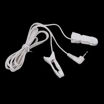 1/10buc Medicale Electronice Degetul Ureche Clip CLEMĂ de ELECTROD Sârmă de Cablu Digital pentru Zeci de Terapie Aparat de Masaj DC 2.5 mm Plug