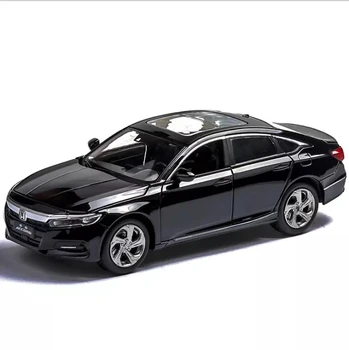 1: 32 Honda accord model de masina Aliaj de simulare pe Model de masina Acusto optic reveni vigoare Accesorii auto pentru Copii Jucarii auto Negru