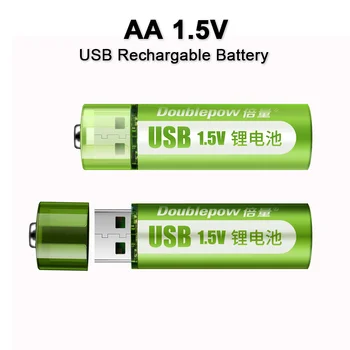 1.5 V AA baterie reîncărcabilă 1800mWh USB AA baterie reîncărcabilă li-ion baterie pentru telecomanda mouse-ul mic ventilator Electric jucărie baterie