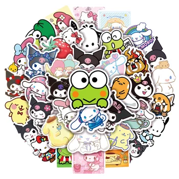 10/30/50pcs Kawaii Desene animate Hello Kitty Melodia Mea Kuromi Autocolante pentru Fete Copii DIY Scrapbooking Caz de Telefon Laptop Autocolant Decal