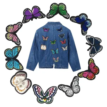 10Piece patch patch-uri Brodate Fluture pentru cusut DIY haine de moda saci de consumabile Accesorii