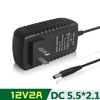 12V2A adaptor de alimentare protecție la Suprasarcină de monitorizare a camerei de alimentare DC5.5*2.1 mm tensiune de Intrare 100-240V