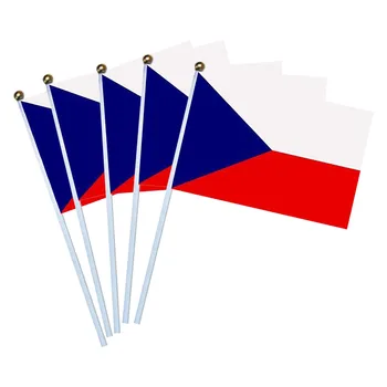 150x90 CM Pavilion Republica cehă a avut Loc Băț de Steag Cupei Europene de Fani Bannere Consumabile Partid Cadouri
