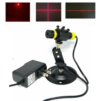 16X68mm Focusable 650nm 10mw Red Dot/Linie/Cruce cu Laser Dioda de Localizare Modulul W/ Adapter & Titularul