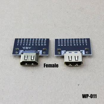 1buc Compatibil-HD de sex Feminin HeadTest Bord 19PIN 19P Conector cu PCB Test de Bord Lipit Tip WP-011