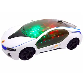 2016 New Sosire Mașină de Jucărie LED 3D Muzica de Direcție Automat Lumina-up e cel Mai bun Cadou Pentru Copii