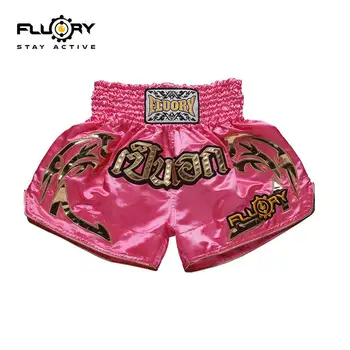 2019 Fluory COPII de kick box, pantaloni de muay thai shorts pentru copii (băieți și fete) și tineret
