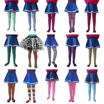 2021 Noi De Halloween Cosplay Copii Dungă Ciorapi Chilot Copii Băieți Fete Costume