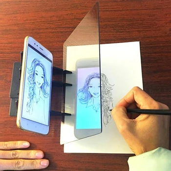 2022 Nouă Schiță Wizard Contur Desen Bord Optice Trage Proiector Pictura Reflecție Contur Linie De Tabel