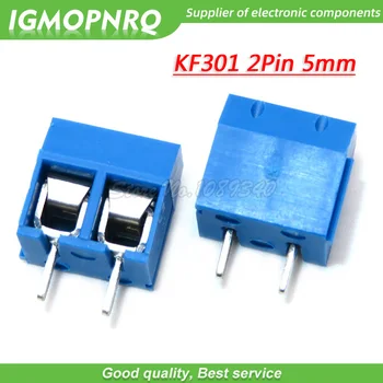 20BUC KF301-2P 5,08 mm KF301 2 Pini Albastru Conecta PCB Terminal Bornă cu Șurub Conector de Îmbinare conector GMOPNRQ