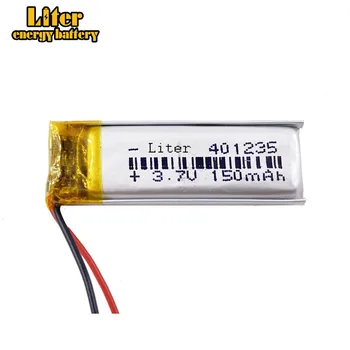 3.7 V 150mAh 401235 Litiu-Polimer Li-Po, li-ion Baterie Reîncărcabilă Pentru Mp3 MP4 MP5 mobil GPS bluetooth