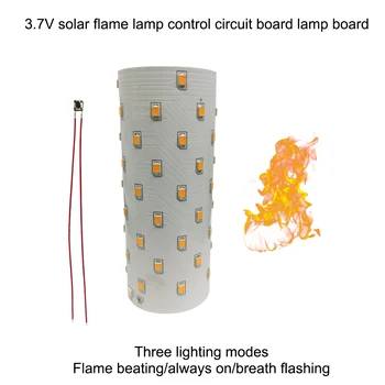 3.7 V solare flacăra lămpii PCBA solară Simulată lampa lanterna torch lampă controller circuit 51pcs LED