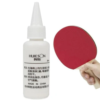 30ml Racheta de Tenis de Masă Lipici Agent de Cauciuc Curat pentru Tenis de Masa Ping Pong Antiderapantă pentru DIY Racheta de Ping-Pong cu Zbaturi