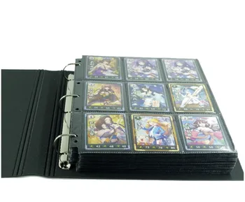 30pages de tranzacționare cărți de joc tabla de joc album carti de joc titular Albume carte Pentru Pokemen CCG MTG Yugioh transparent/negru pagini