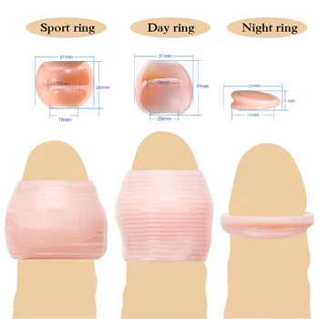 3Pcs/set Reutilizabil Preputului Corecție Ring pentru Bărbați Inel de Penis Penisul Ejaculare întârziată Jucarii Sexuale Glandul Inel Preputul de Reparare