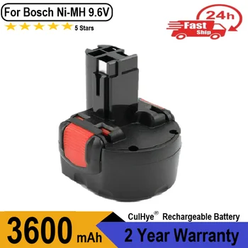 9.6 V 3600mAh Ni-MH BAT048 Baterie Reîncărcabilă Instrumente de Putere a Bateriei pentru Bosch PSR 960 BH984 BAT048 BAT119