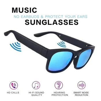 A12 Bluetooth 5.0 ochelari de Soare, Căști 3-în-1 Smart Ochelari Cu Microfon Sport Waterproof Wireless Stereo Speaker Fabrica