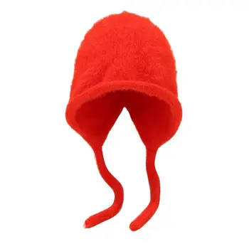 Acrilice Toamna Iarna Solid Îngroșa Tricot Pălărie Cald Chelioși Capac Beanie Hat pentru Fete și Femei 100