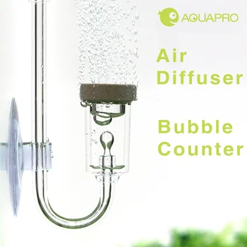 Aquapro Difuzor De Aer Atomizor Bubble Counter Piatra Supapa Pentru Acvariu Rezervor De Pește Mini Nano Generator De Oxigen Filtru Pompa