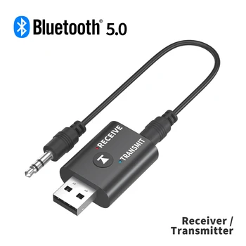 Bluetooth 5.0 Receptor Transmițător 2 IN 1 Wireless Audio 3.5 mm, USB, Aux Muzica Adaptor Pentru Difuzor Auto PC TV