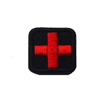 Broderie Patch-uri Mini Cross Patch-uri Tactice Emblema Insigne Aplicatii Decorative Patch-uri Brodate Pentru Îmbrăcăminte 2.5*2.5 CM