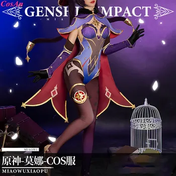 CosAn Fierbinte Joc Genshin Impact Mona Cosplay Costum de Moda Romantic Violet de Luptă Uniforme de sex Feminin Joc de Rol Îmbrăcăminte S-XL