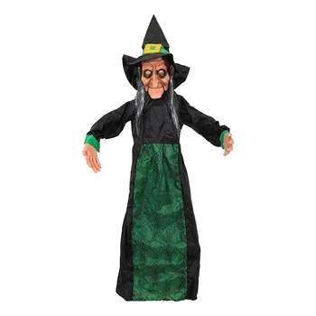 De Groază Halloween Vrăjitoare Decoratiuni Fantomă Înfricoșător Electrice Jucarii Papusa Control Vocal Glumă Recuzită Bar Acasă Haunted House Party Decor