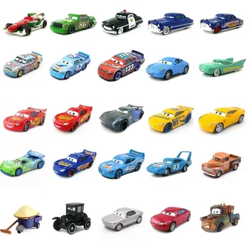 Disney Pixar Cars 3 27Styles Fulger McQueen, Mater Jackson Furtuna Ramirez 1:55 turnat sub presiune din Aliaj de Metal Model de Mașină de Jucărie pentru copii