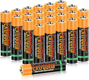 ExtraStar®1,5 volți AAA lung baterii de tensiune, gama de Performanță, pachet de 24 de
