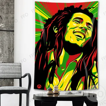 FFO Cântăreț de Reggae Bob Marley Tapiserie Meme Amuzant Draperii de Perete Tapiserii Arta Estetica Decor Acasă Decorare Camera Tapiserii