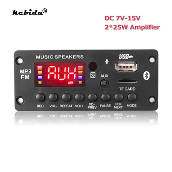 Fierbinte DC 7V-15V WMA MP3 Decoder Bord 2*25W Amplificator IR Modulul WAV Bluetooth 5.0 Muzică Wireless Audio Modul USB TF Radio FM