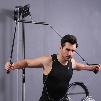Fitness Triceps Biceps Spate Blaster Coarda LAT Trageți în Jos Bara de Cablu, Mașină de Atașament Sală de Greutate în Piept Musculare Antrenament Accesorii
