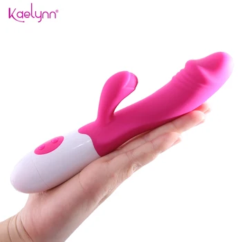 G spot Vibrator Rabbit Vibrator, Dildo vibrator Dual Vibration Impermeabil Vagin, Clitoris jucarii Sexuale pentru Femei Adulte Jucarii Sexuale