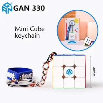 GAN330 Breloc Cub Gan 330 Mini Breloc Viteză Magie Gans Puzzle Cub de Buzunar Frământa Jucării Gan Cub 3X3