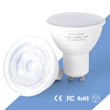 GU10 Bec E27 de Porumb Lampa E14 Foco Lumina Reflectoarelor cu Led-uri MR16 Lampara Candelabru LED 220V Bombilla Lampă de Economisire a Energiei Pentru Acasă 7W