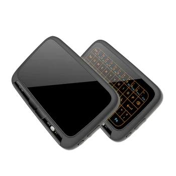H18 USB 2.4 g Wireless Mini Zbor Air Mouse Tastatură Ecran Complet Tactil de Infraroșu, lumina de Fundal Tastatură RC Pentru Smart TV Windows XP