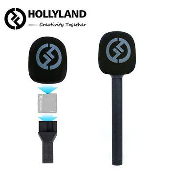 Hollyland Microfon Wireless HM Portabile Adaptor Metalic de Prindere Stick-ul pentru Interviu Înregistrare Hollyview Hollyland LARK 150 Duo Mic
