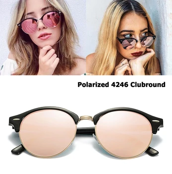 JackJad 2018 Moda Clasic 4246 Clubround Stil POLARIZAT ochelari de Soare Unisex Vintage Nou Design de Brand Ochelari de Soare Oculos De Sol