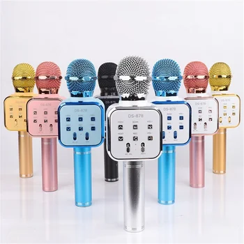 Karaoke Microfon DS878 Wireless Bluetooth Microfon Bucatar Difuzor Portabil Microfone Jucător Cântând Recorder
