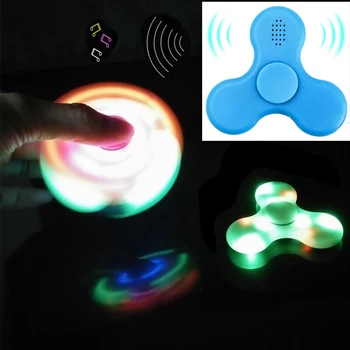 LED Difuzor Bluetooth Frământa Spinner EDC ABS Rulment Bluetooth Conecta Face o Muzica Pentru Autism, ADHD, Anxietate, Stres