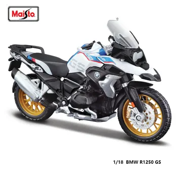 Maisto BMW R1250GS 1:18 scară motocicleta replici cu detalii autentice Model de motocicleta colectie cadou jucărie