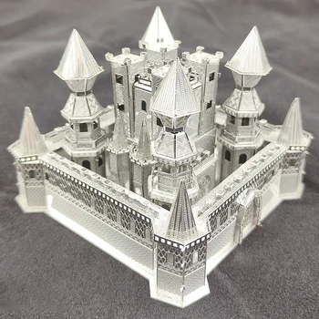 Manual DIY Decorare Decor Acasă 3D Stereo Castel Întuneric Metal Ansamblul Puzzle Camera de Meserii Crăciun Grădină
