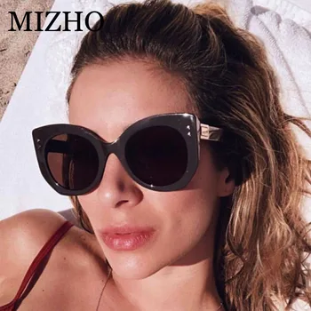 MIZHO Moda Bej Profitabilă Pătrat ochelari de Soare Femei Vintage 2020 Calitate Gradient de ochelari de Soare Supradimensionați Doamnelor Designer de Brand