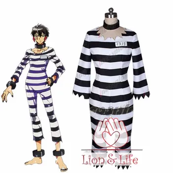 Nanbaka Jyugo Nr. 15, Haine de Închisoare Cosplay Costum Set Complet cu Accesorii