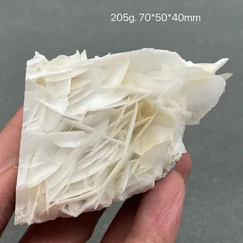 Natural alb fulg de fluorescență calcit dur specimen de cuarț de cristal tipul de piatră prețioasă