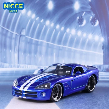 Nicce 1:24 Dodge Viper Str-10 Muscle Car Simulare Mașină de turnat sub presiune din Aliaj de Metal Model Auto Jucarii pentru Copii Cadou de Colectare J103